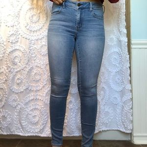 Skinny Ankle American Eagle Blue Jeggings